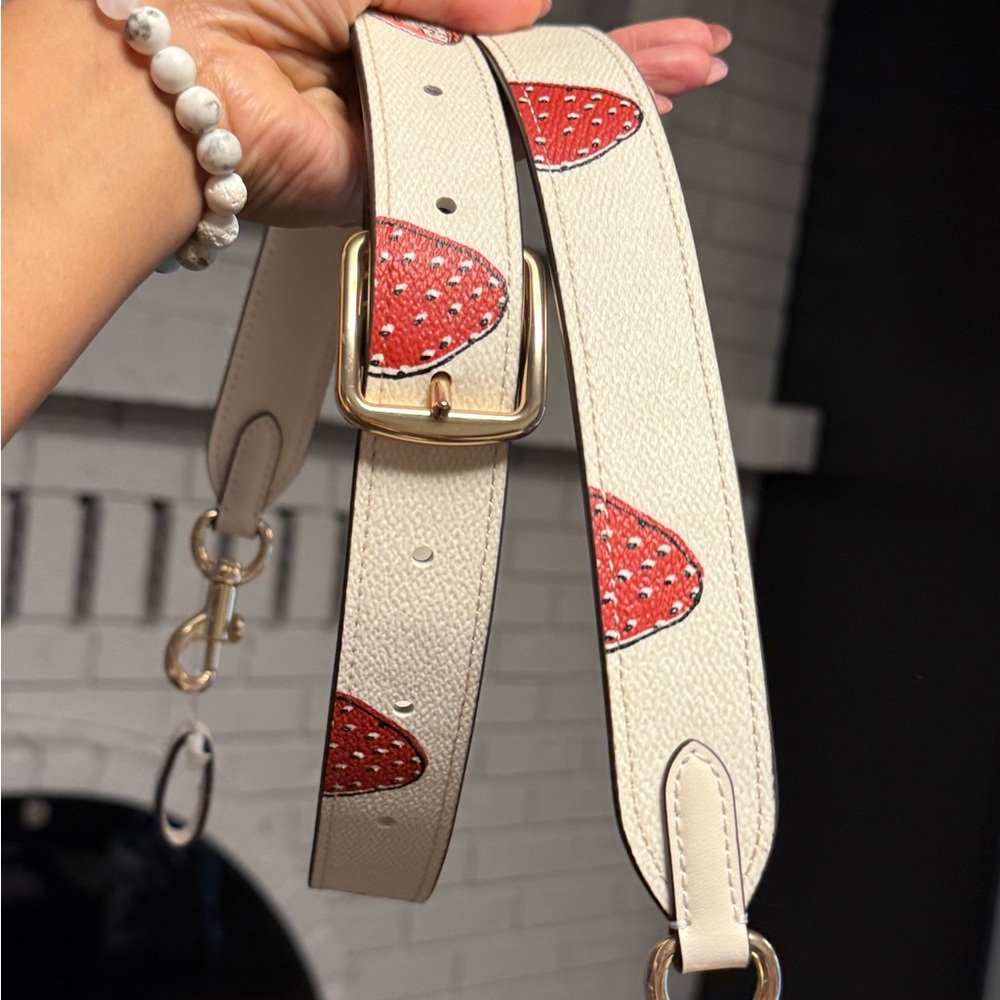 COACH STRAWBERRY 🍓 PURSE STRAP * NEW